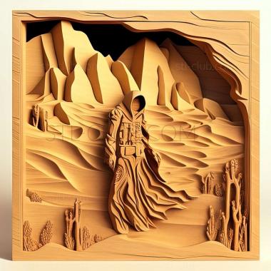 3D model death valley (STL)